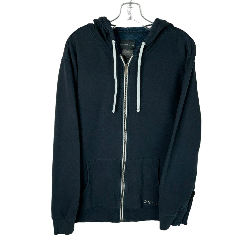 O’neill Men's Fleece Line Up Full Zip Hoodie Large Cotton Blend